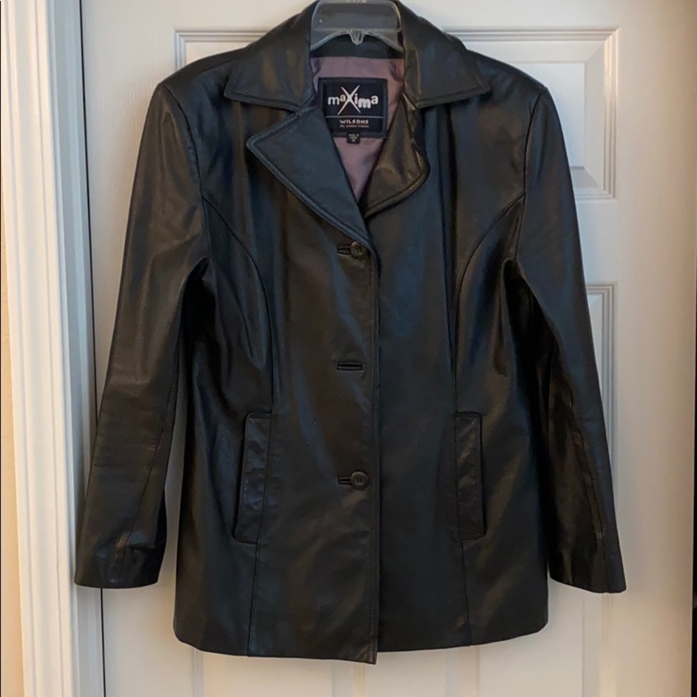Genuine leather jacket medium